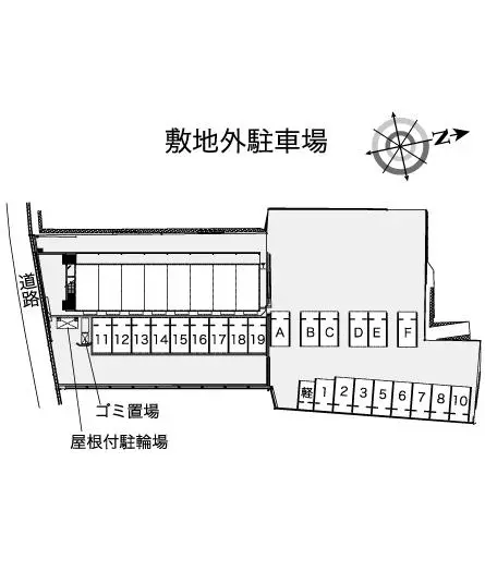 ★手数料０円★浜松市中区幸　月極駐車場（LP）